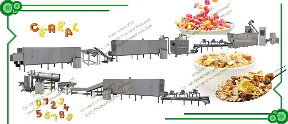 ISO CERTIFICATED High quality BuLD corn flakes breakfast cereals production line