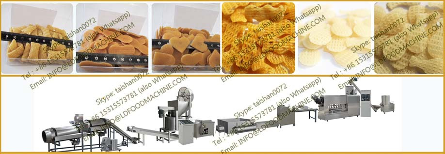 2017 Hot Sale High quality Fried Cassava Starch Shell Pellet Extruding & Frying make machinery