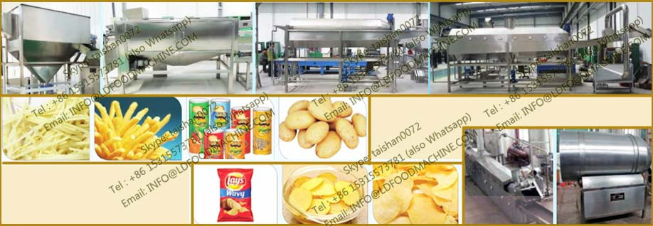 automatic frozen french fries processing line 500 kg/h
