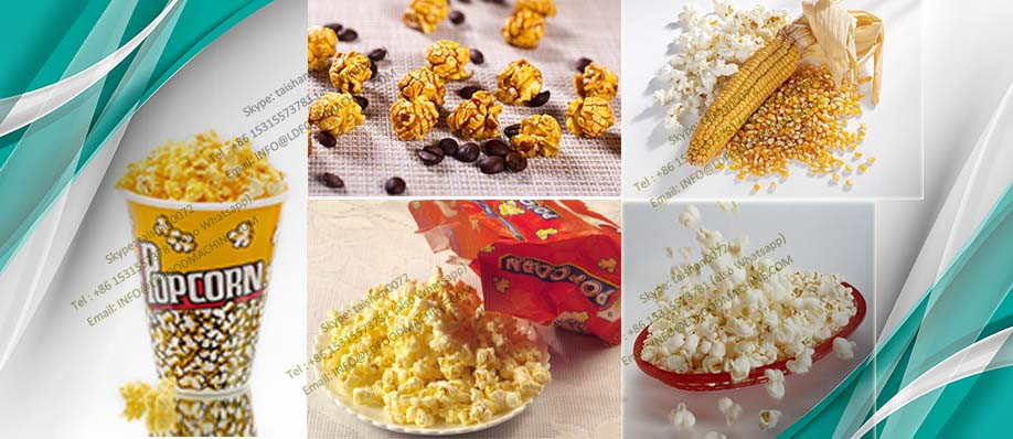 Caramel continuous popcorn production machinery line