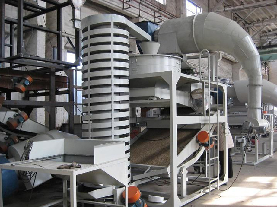 Peanut processing machine