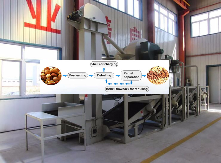 automatic pinecone shell remove machine