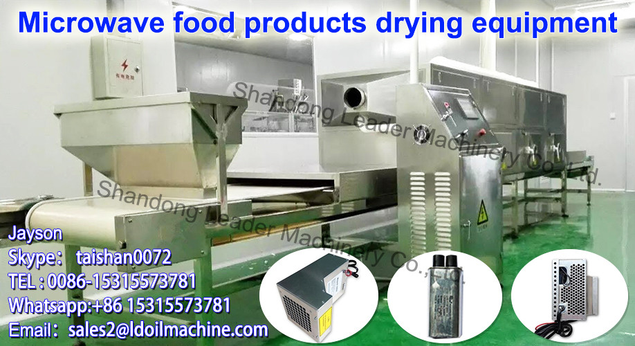 Conveyor belt microwave heating equipment for fast food