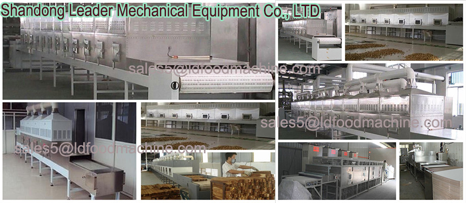 Stainless steeel tunnel type cashew nut microwave pine nut dryer/nuts roaster /nuts baking machine