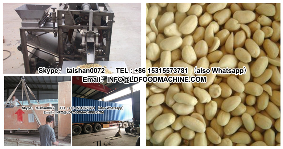 factory direct supply groundnut peeling production line/blanched peanut maker manufacture