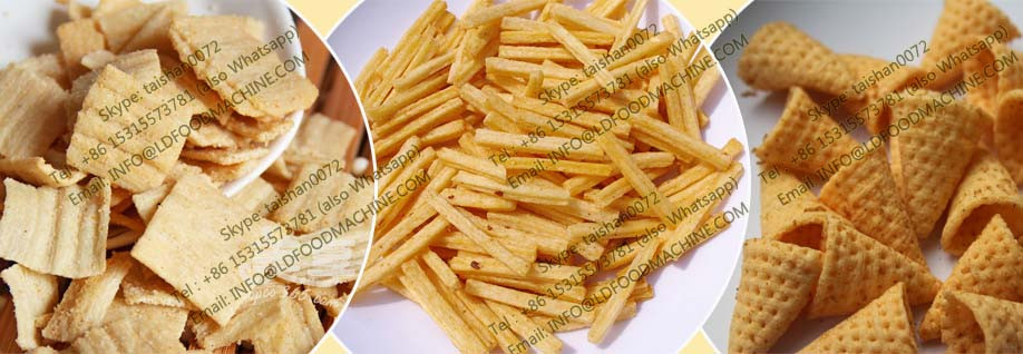 Automatic extruded fried bugles snacks food extruder machinery/equipment