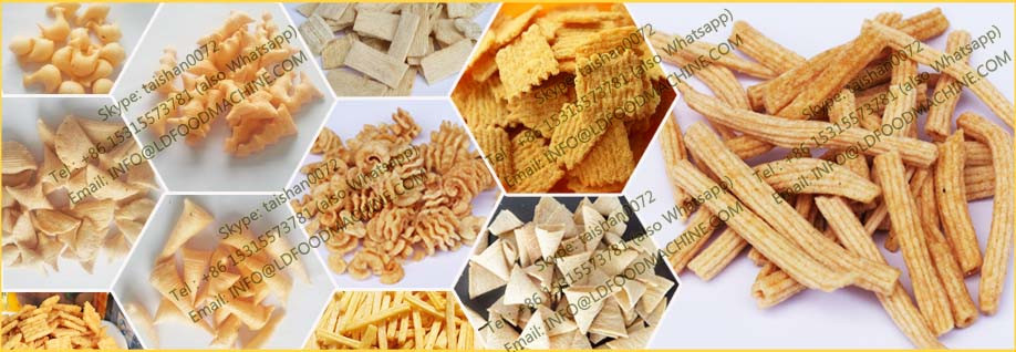 automatic fried bugles food twin screw extruder make machinery
