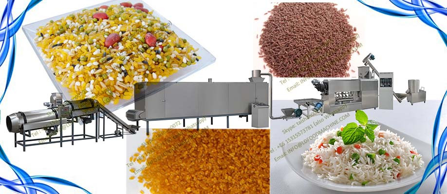 artificial rice production line/automatic puffed rice machinery/extruded rice processing line