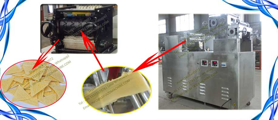 hot selling full automatic fried criapy corn Chips make machinery