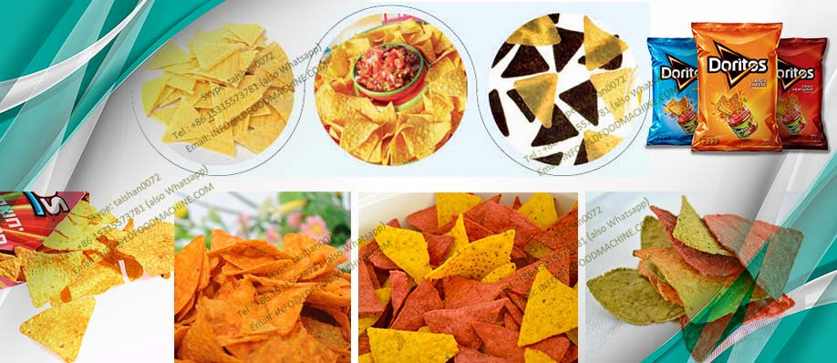 food processing industries Automatic Extruded Corn Flour Bugles Chips machinery