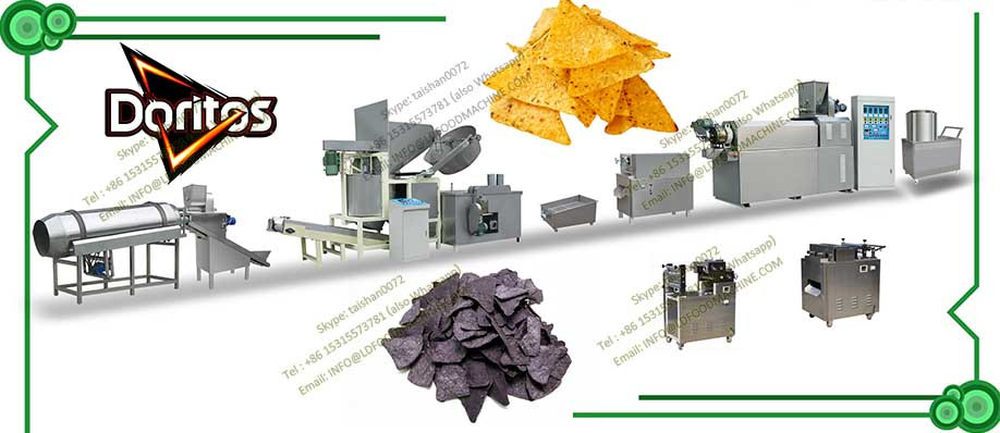 corn chips fried tortilla food machinery production line