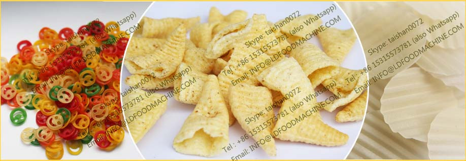 Stainless Steel Potato Flour Shell Pellet Extruding & Frying make machinery