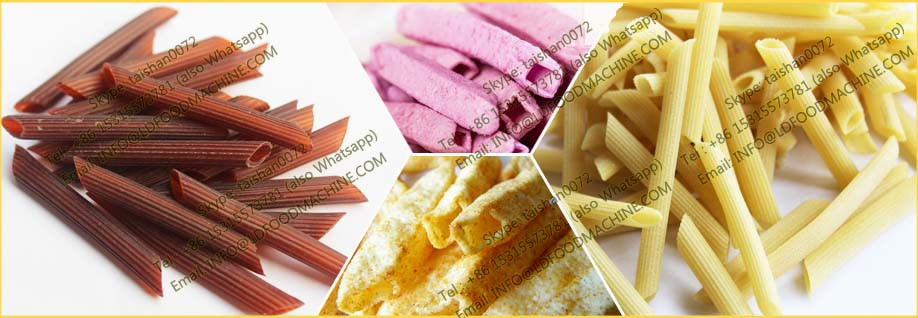 3D pellet corn starch pellet snacks food extrusion machinery