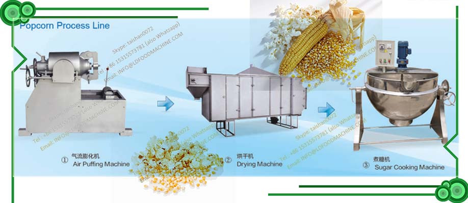 China New High quality Grain Wheat Corn Rice Pops machinerys