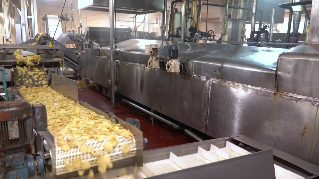Potato Chips Processing Microwave Sterilization Machinery