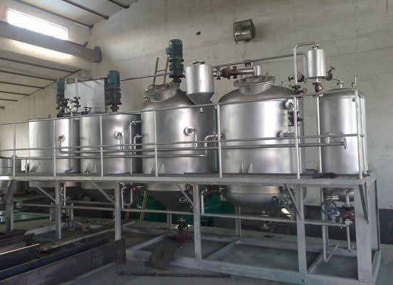 Small Scale Palm Oil Refining Machinery