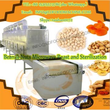 Belt conveyor microwave drying and sterilizing machine for rice bran