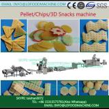 3D pellet wheat bran based pellets snacks food extrusion machinery