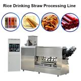 Single Screw Extruder Full Automatic Rice Straw Pasta Straw Making Machine